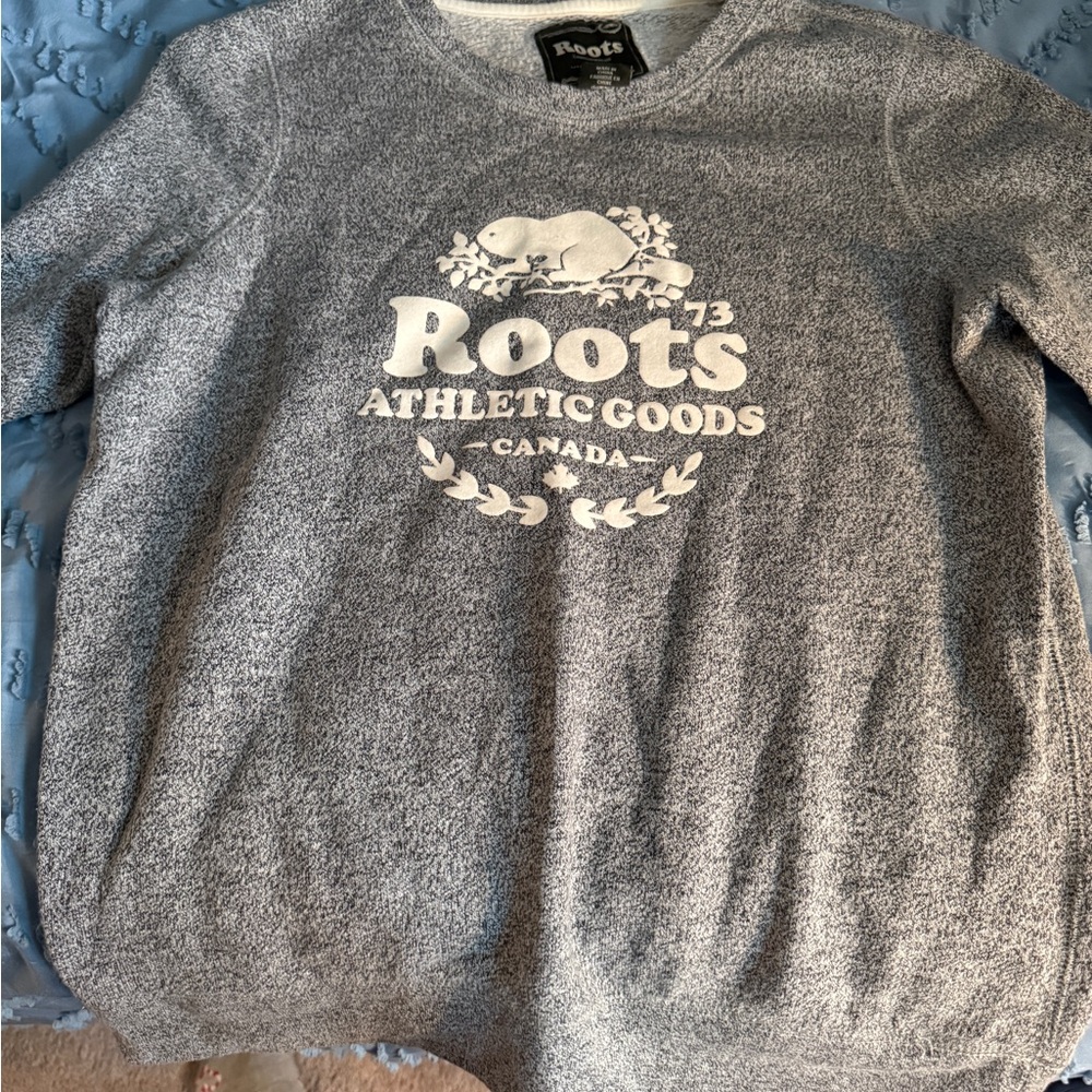Roots Heather Gray Pullover